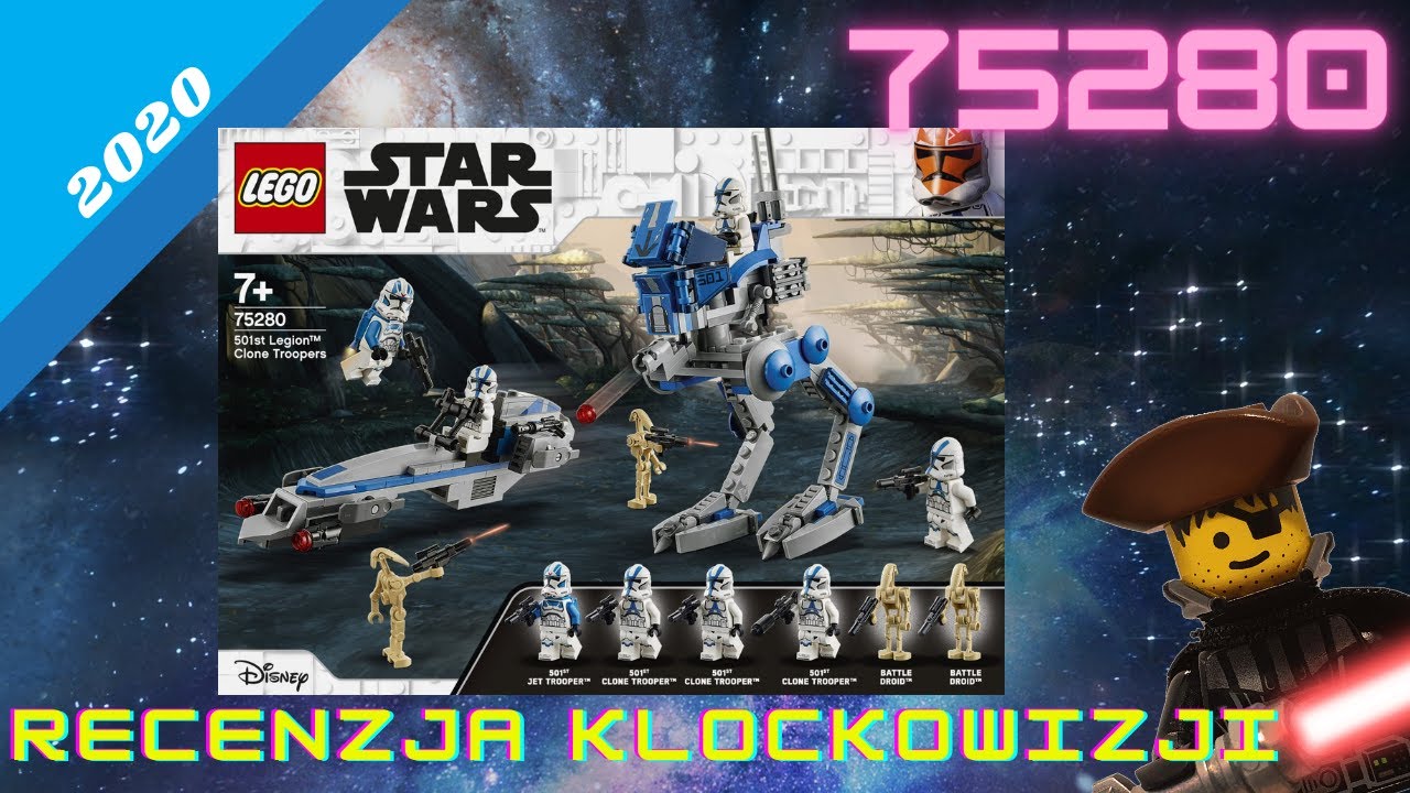 Recenzja Lego Star Wars 75280 Żołnierze klony z Legionu 501 (501st Legion Clone Troopers)