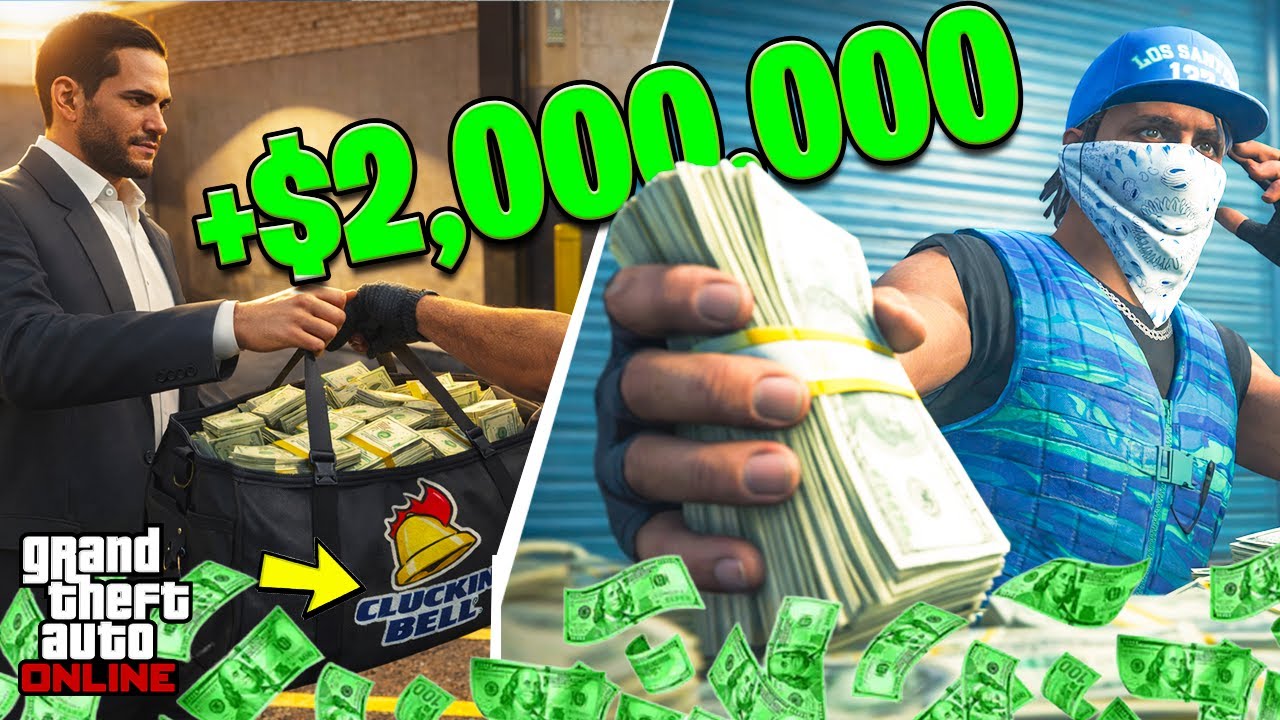 Make $2 MILLION In 1 Hour SOLO in GTA Online Fastest Cluckin Bell Raid Guide