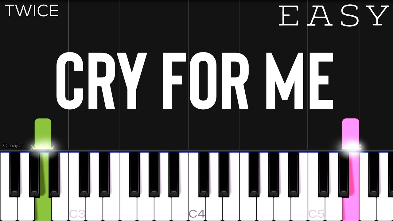 TWICE - Cry For Me | EASY Piano Tutorial