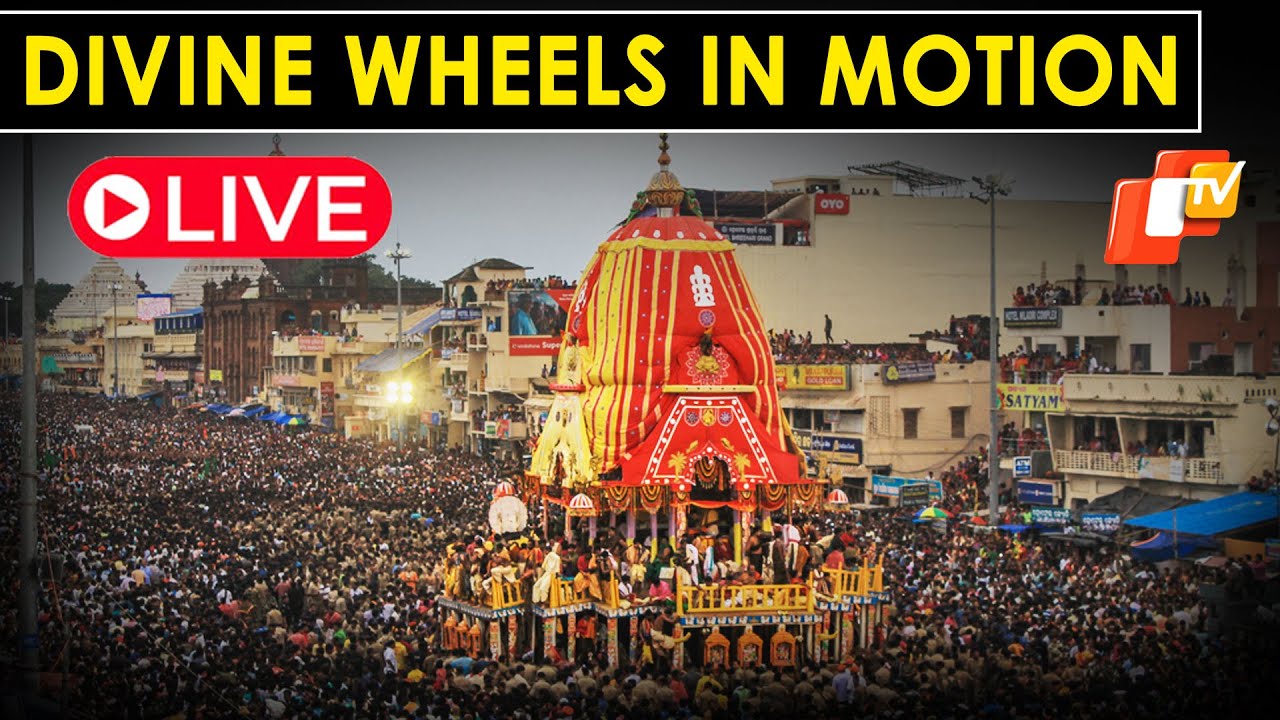 🔴Puri Rath Yatra Live: Chariot Pulling Commences As Grand Road Resonates With Chants
