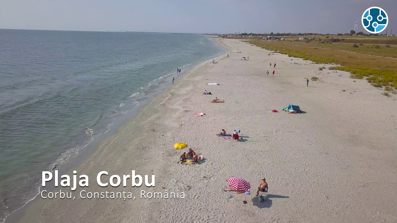 Plaja Corbu filmată din dronă (4K movie) 🏖️🎥
