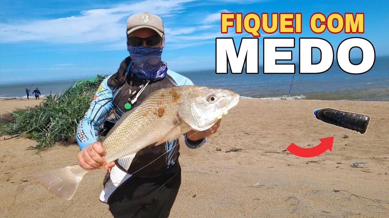 ERA PARA SER UMA SIMPLES PESCARIA DE PRAIA, mais ELA APARECEU e RESOLVEMOS PEGAR!! Catch and Cook. 