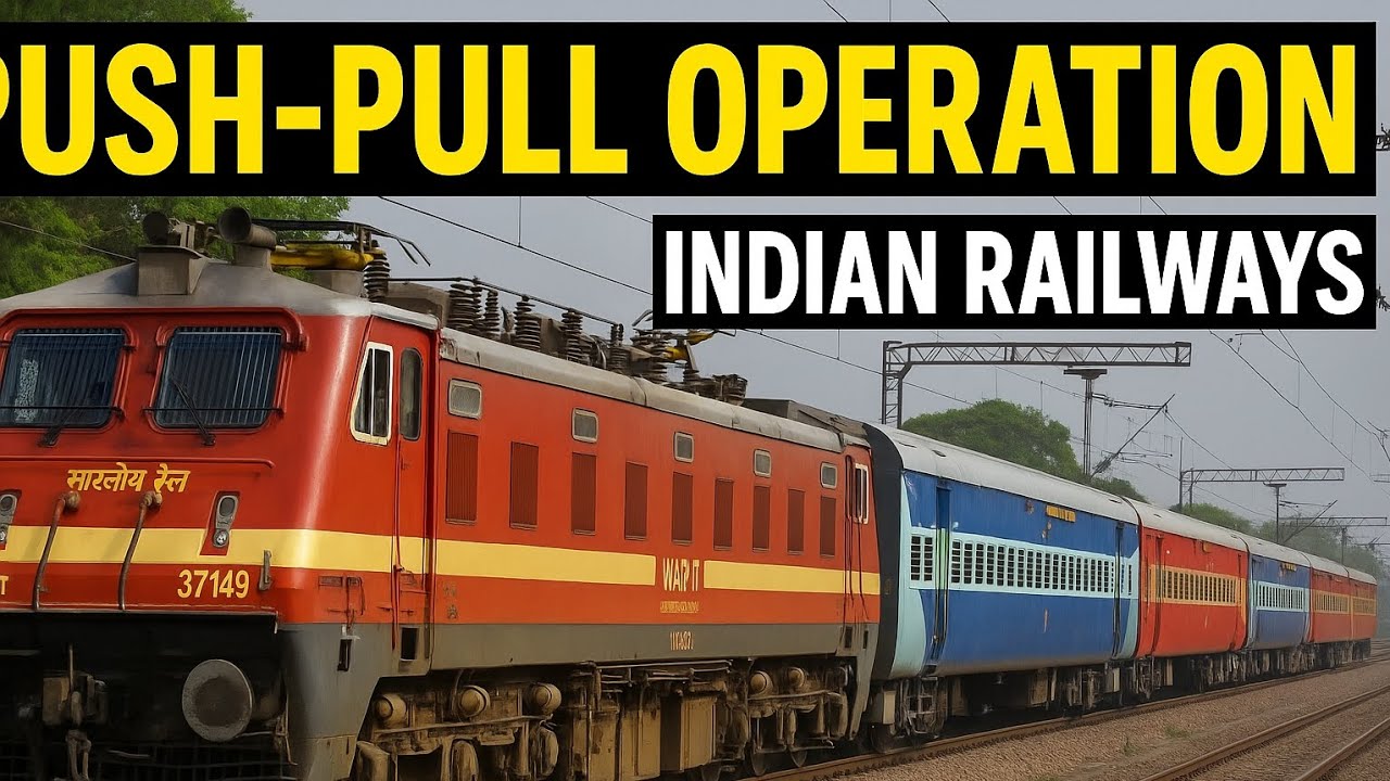 PUSH-PULL OPERATION| INDIAN RAILWAY|LOCO PILOTS 