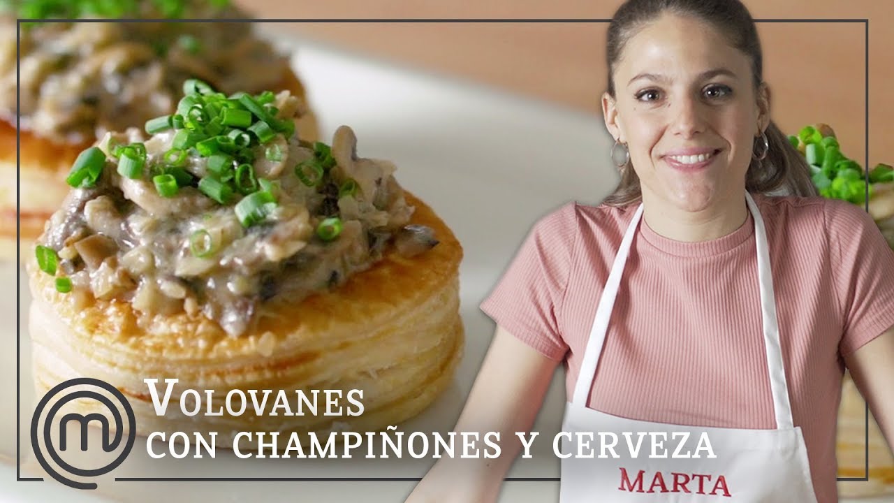 Volovanes con duxelles de champiñones y cerveza | Receta paso a paso con MARTA DE MASTERCHEF 6