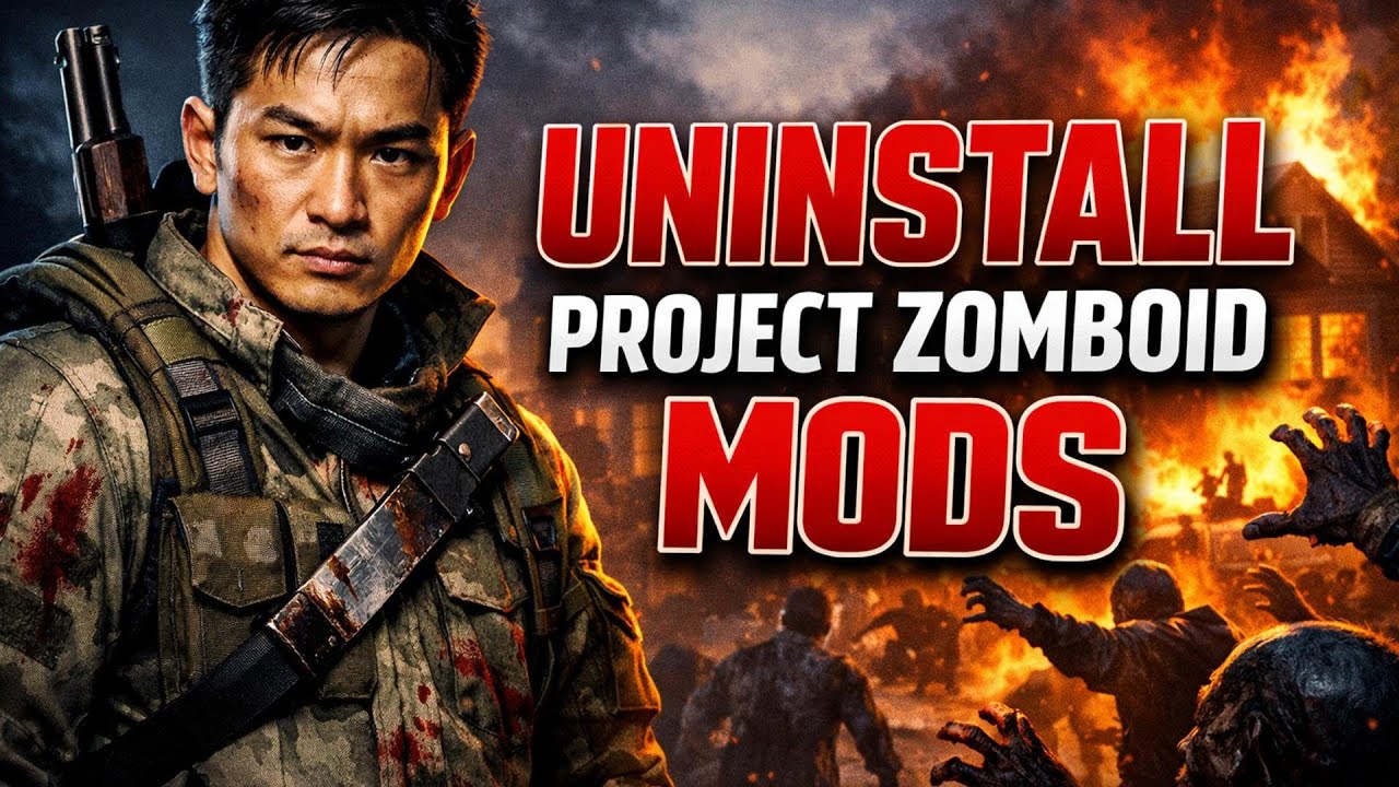 How to UNINSTALL Project Zomboid MODS (Step by Step)