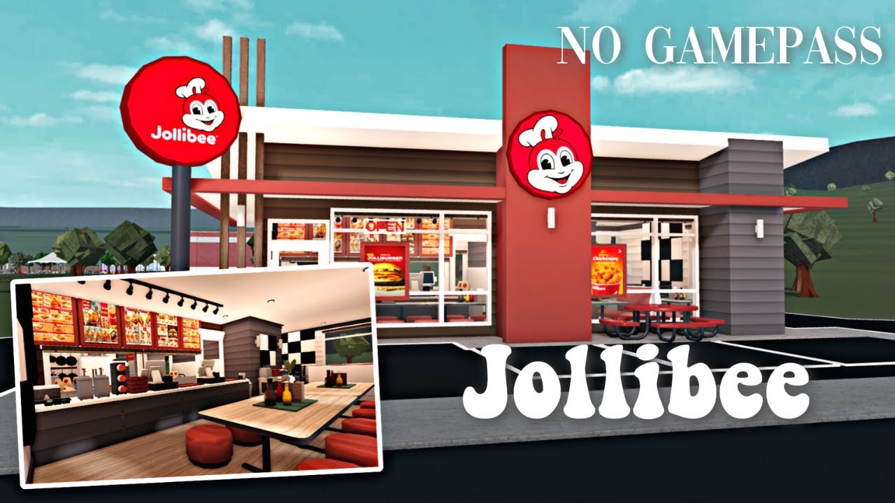 Roblox Bloxburg - No Gamepass Jollibee with Drive thru - Minami Oroi