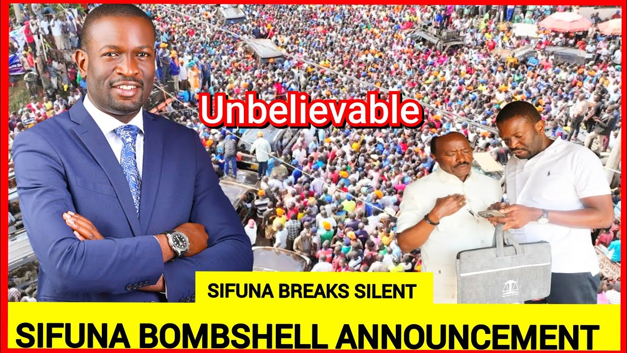 News Just in! Sifuna finally breaks silent, Sifuna drops morning bombshell announcement right now 