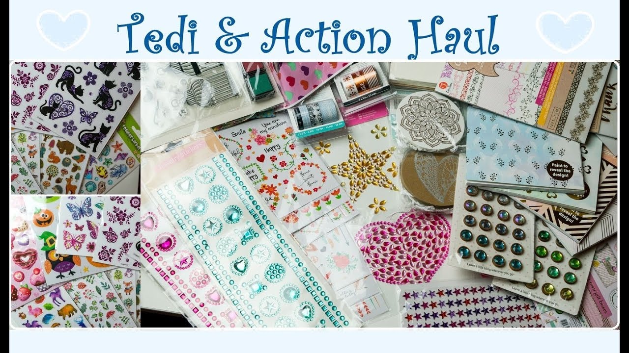 [Haul] XL Einkauf bei Action & Tedi Sticker