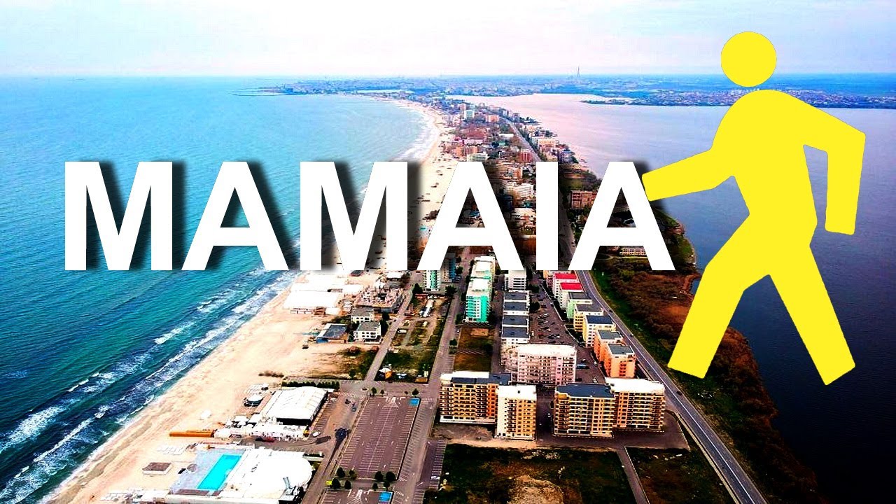 WALKING ON MAMAIA BEACH (ROMANIA) FROM MALIBU HOTEL TO NĂVODARI