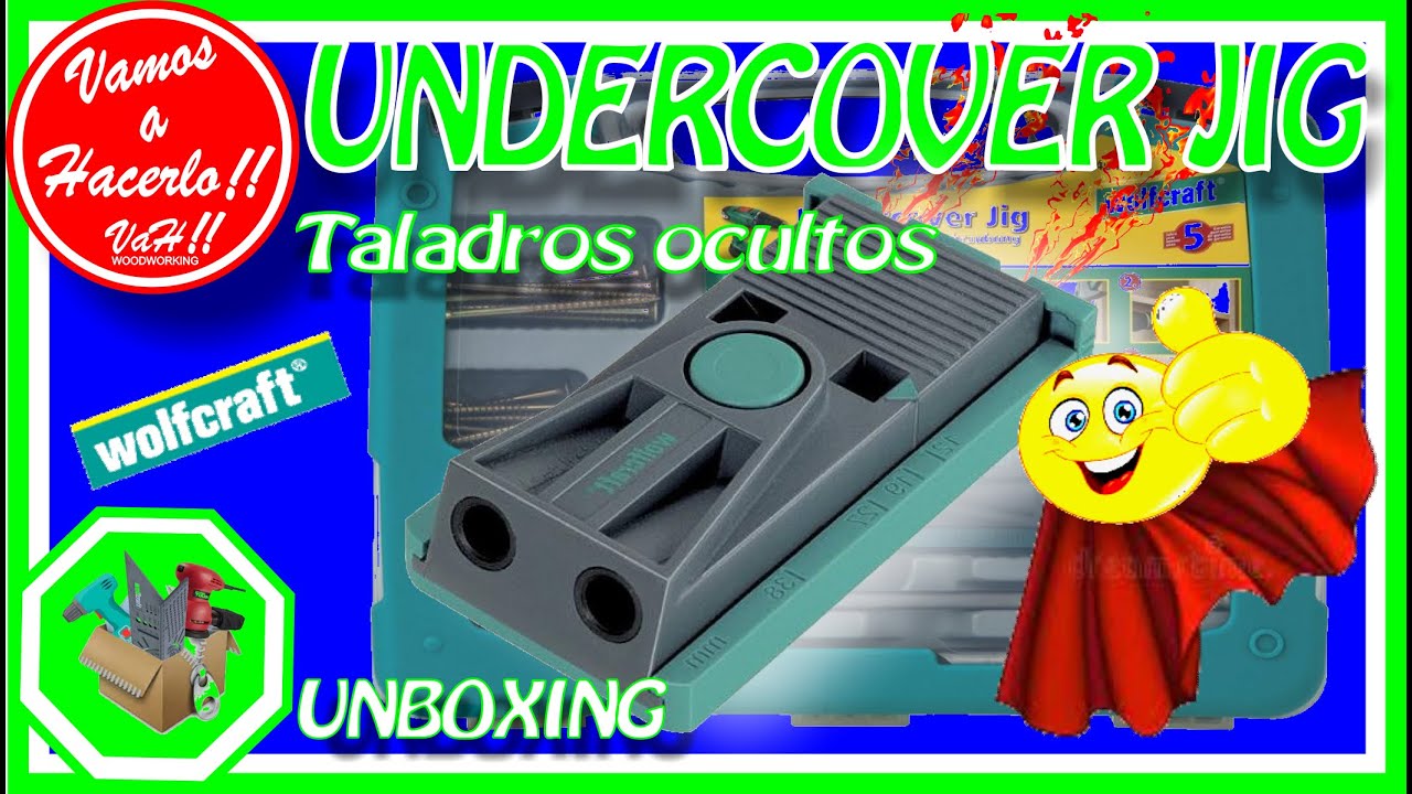 💪 UNBOXING KIT DE ENSAMBLAJE CON TORNILLOS OCULTOS DE WOLFCRAFT 💪 UNDERCOVER JIG 🔴 POCKET HOLD 🔴