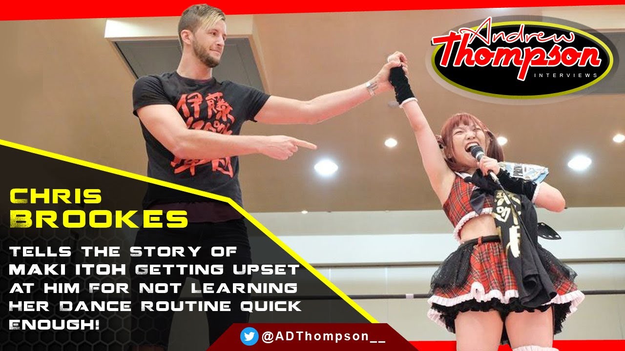 Chris Brookes tells story of when Maki Itoh grew frustrated with him for not learning dance routine