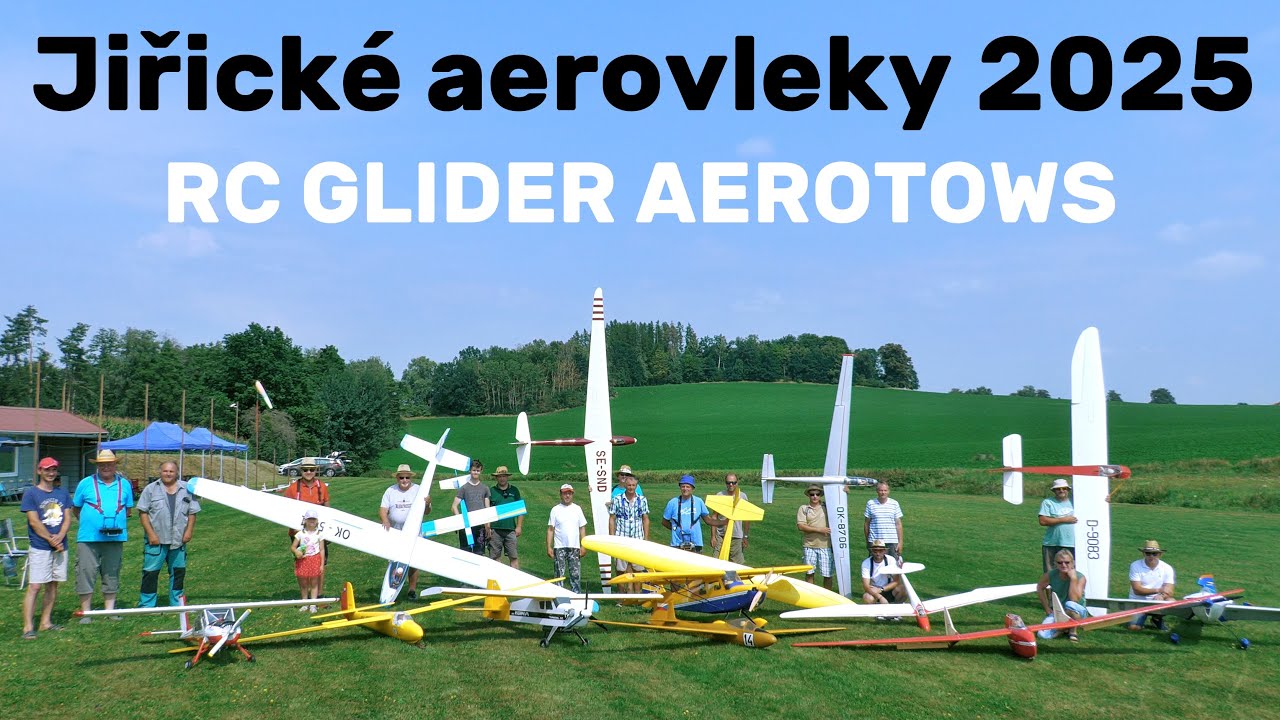 RC glider aerotows JIRICE 2025 | 4K