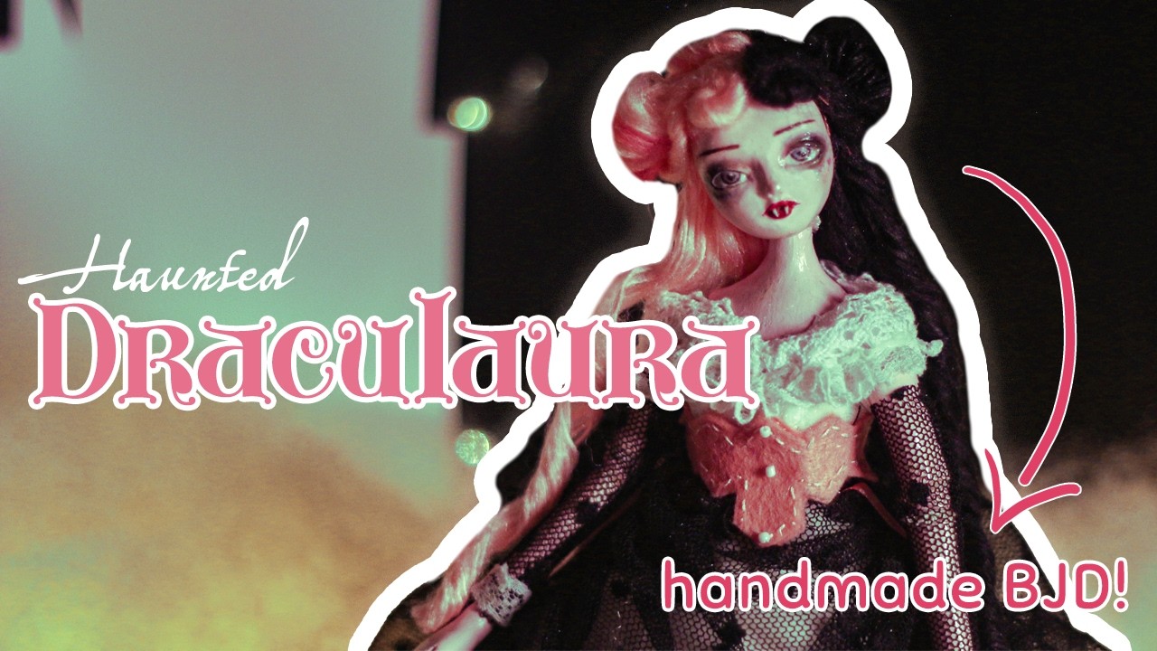 Making Draculaura from SCRATCH: Haunted Victorian BJD