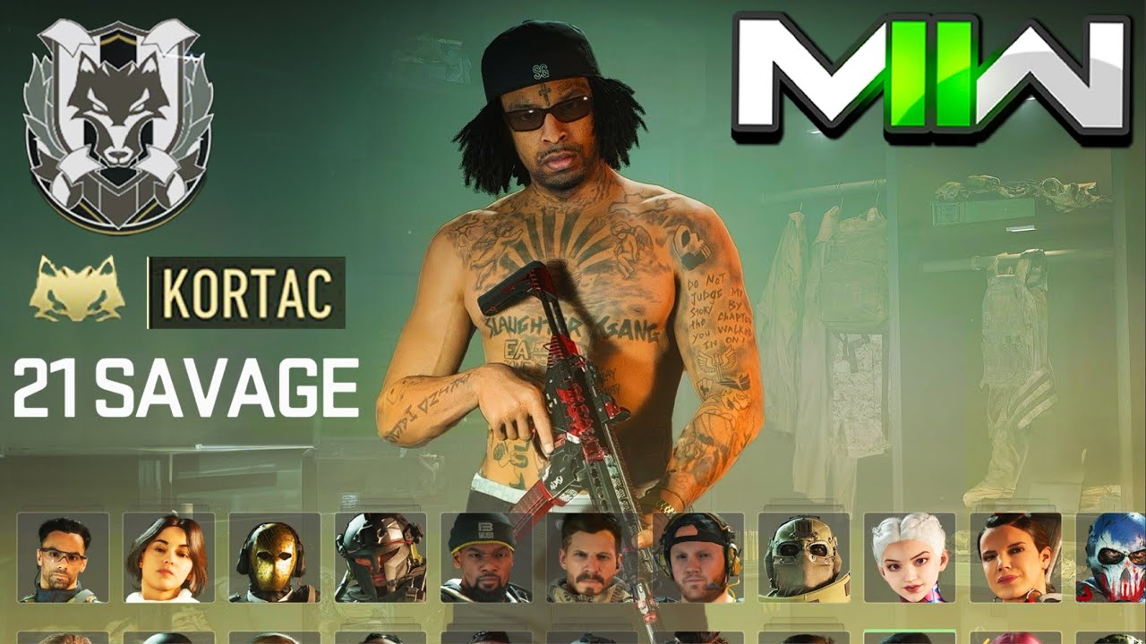 MW2 - 21 Savage ➡️ (Voice Lines, Finishers, Tracers)