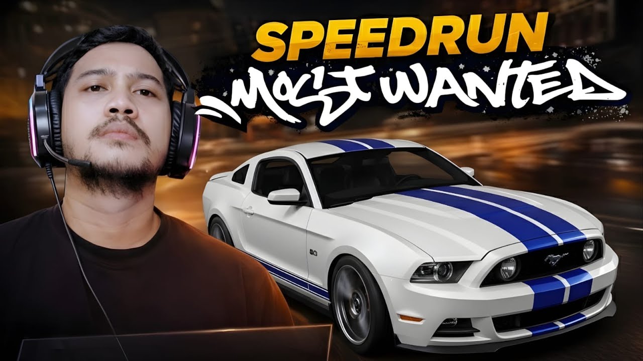 [NGABUBURIDE] SPEEDRUN DENGAN MOBIL SHELBY GT 500 - NEED FOR SPEED MOST WANTED