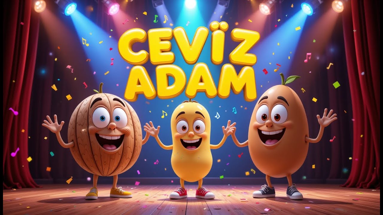 Ceviz Adam Şip Şap Şop - Çocuklar için Süper Eğlence!