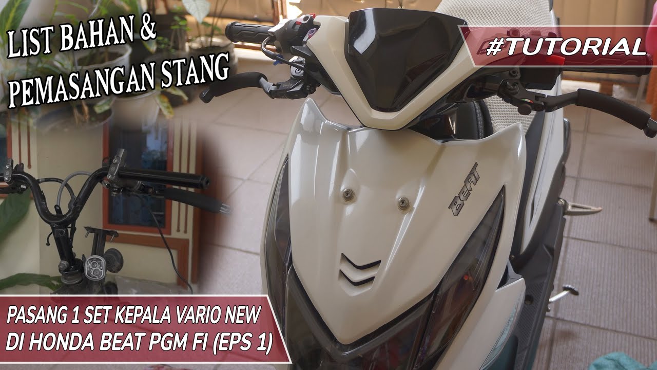 RAKA PUNYA WAJAH BARU !! || PASANG 1 SET STANG VARIO 125/150 NEW DI HONDA BEAT FI (EPS1)