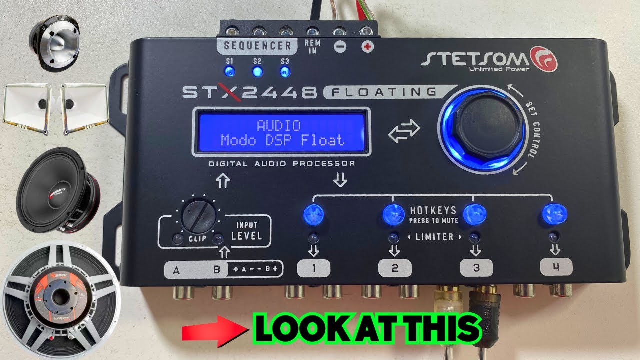 How to adjust Frequency Cuts for 4-way Stetsom STX2448 trio box