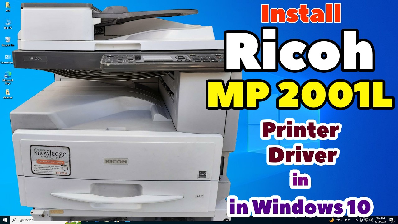 How to Download & Install Ricoh MP 2001L Printer Driver in Windows 10 PC or Laptop