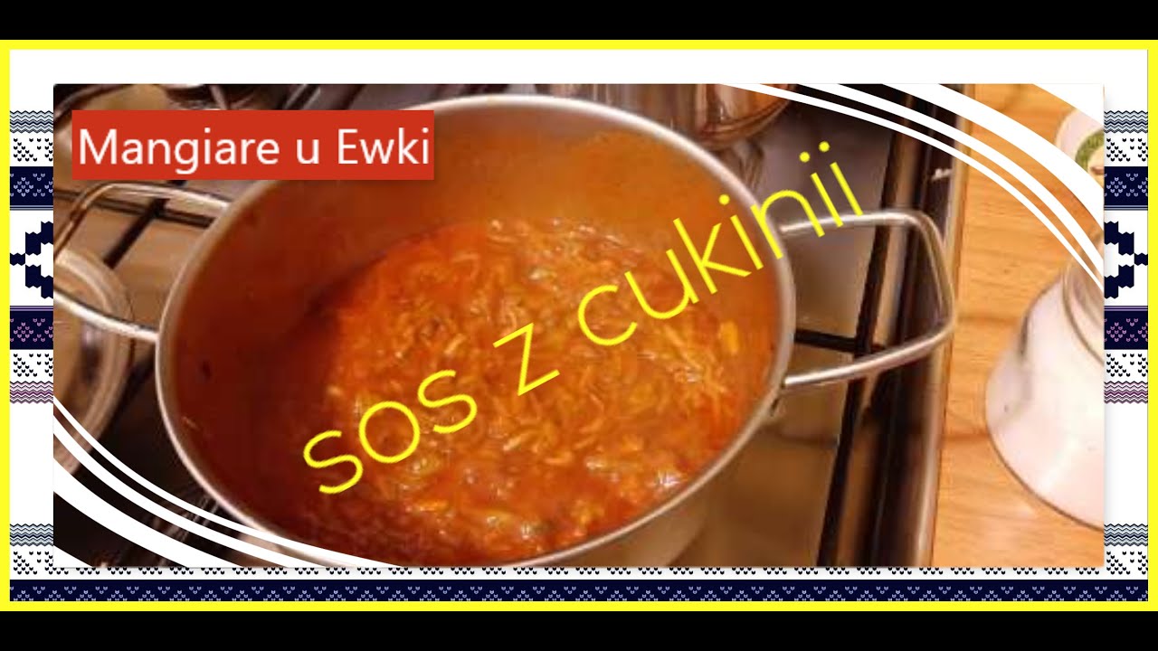 Sos z cukinii do makaronu/Mangiare u Ewki