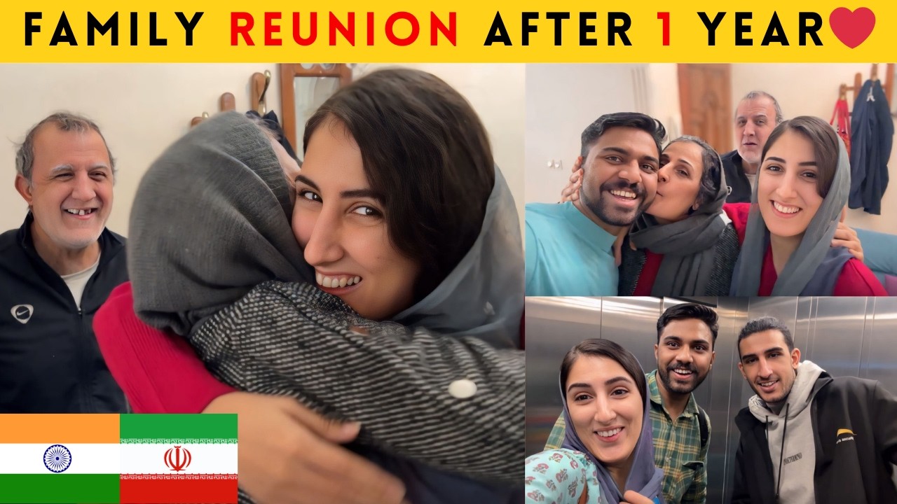 Emotional Surprise! Bita’s Parents Had No Idea! 😭🎉| Indian Persian Couple