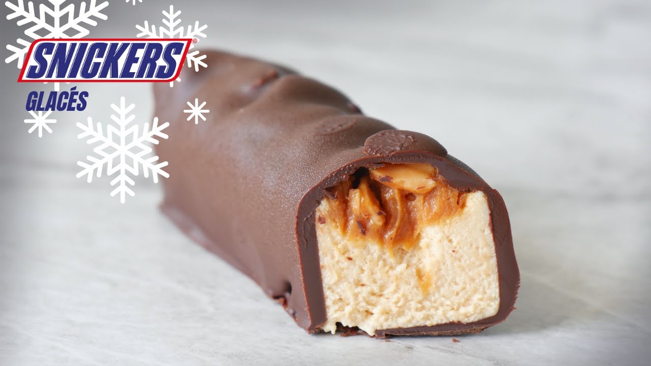 ❆ Je fais la Meilleure Glace de l'été SANS SORBETIÈRE! Les barres glacées SNICKERS fait maison!