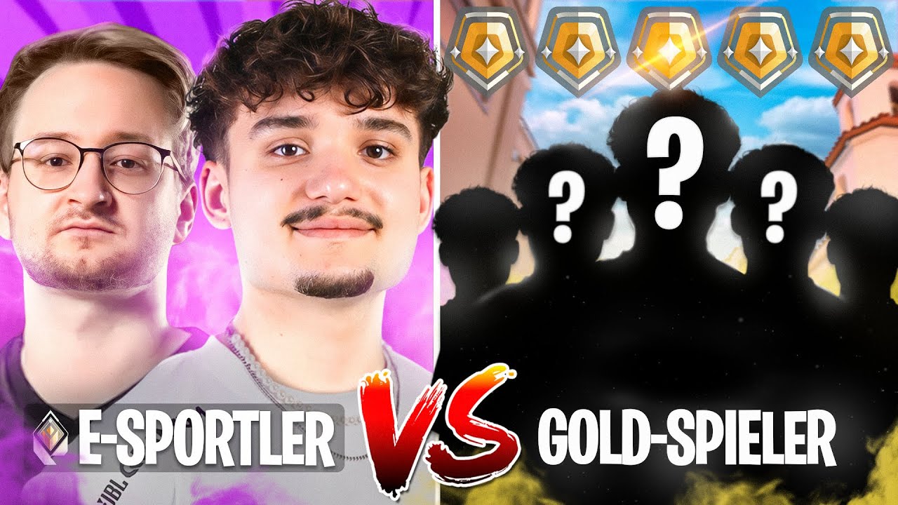 Können 5 Goldspieler 2 PROS schlagen? 😱