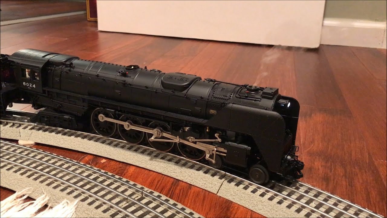 Track Testing MTH O Scale New York Central 4-8-4 S1b Niagara Steam Locomotive Part 2 (11/5/18)