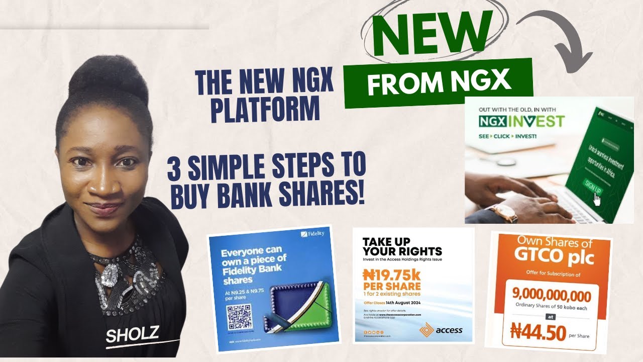 3 Easy Steps to Buy these Shares in Nigeria |NGX Invest 2024|DIY on the New Platform #stockmarket