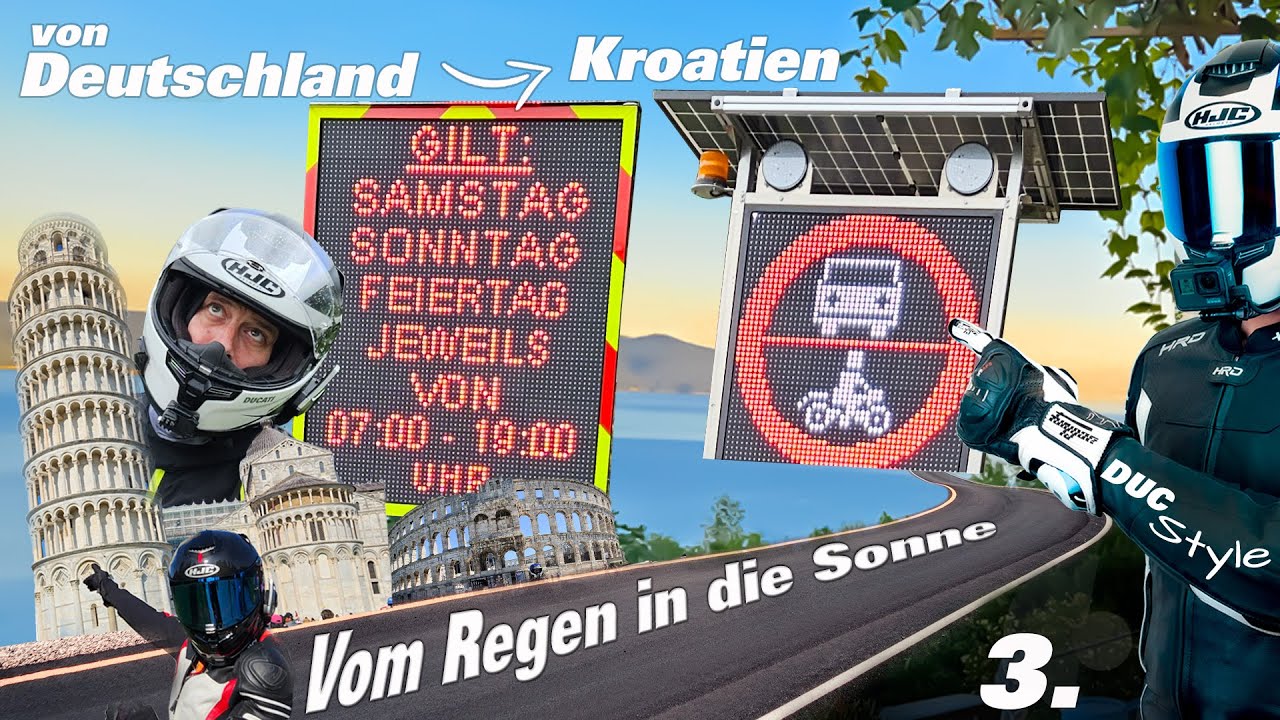 Vom Regen in die Sonne / auf nach Österreich / Umgehung - Ampelregelung Fernpass 2024