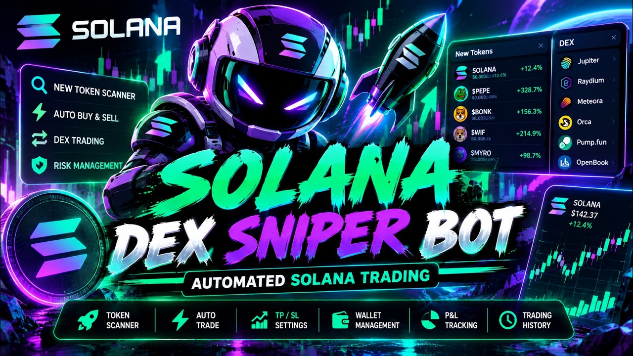 Solana Bot DEX and Sniper ⚡ | Automated Solana Trading