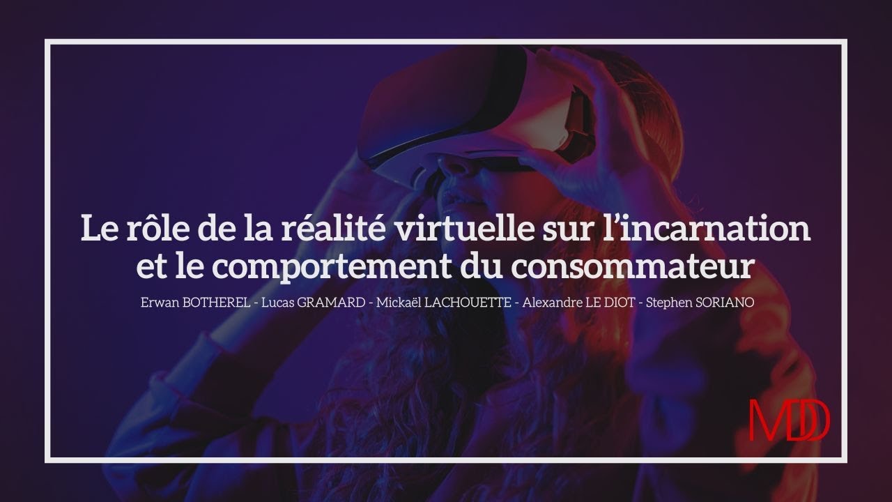 Le rôle de la réalité virtuelle sur le comportement du consommateur (Mémoire M1 MDD FI)