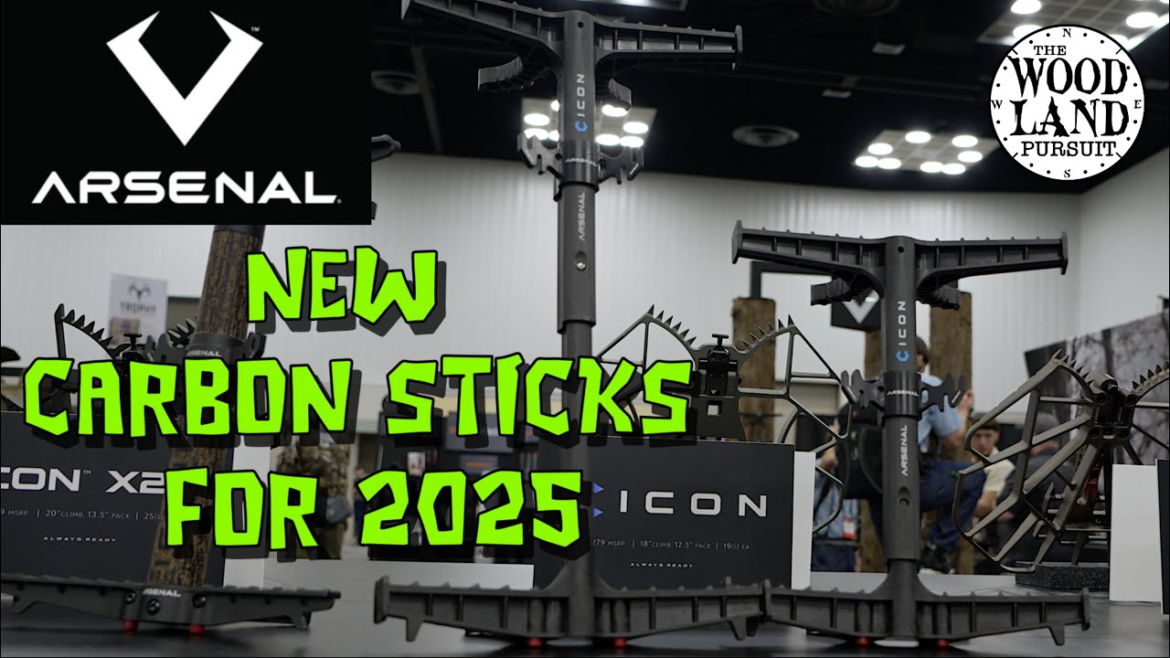 Arsenal Icon X20, Also new for 2025 the new C Icon Carbon Icon sticks, and the new Solo - One Stick!