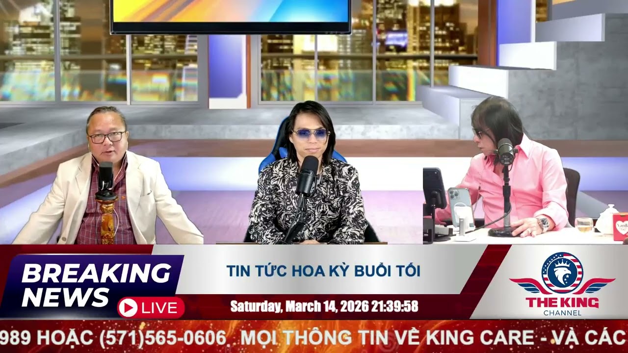 TIN TỨC HOA KỲ BUỔI TỐI - 03/14/2026 - The KING Channel