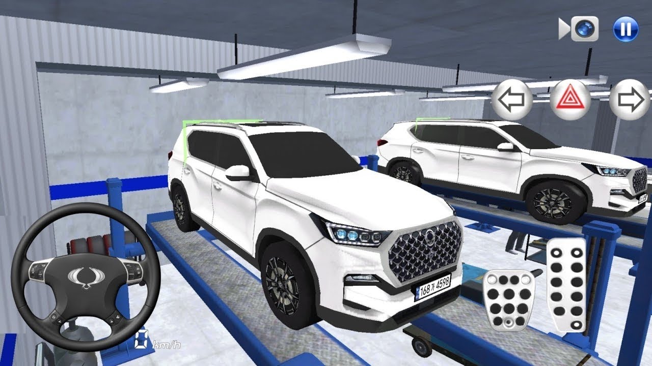 New Rexton SUV car in Auto Repair Shop Funny Driver - 3D Driving Class Simulation - Android gameplay