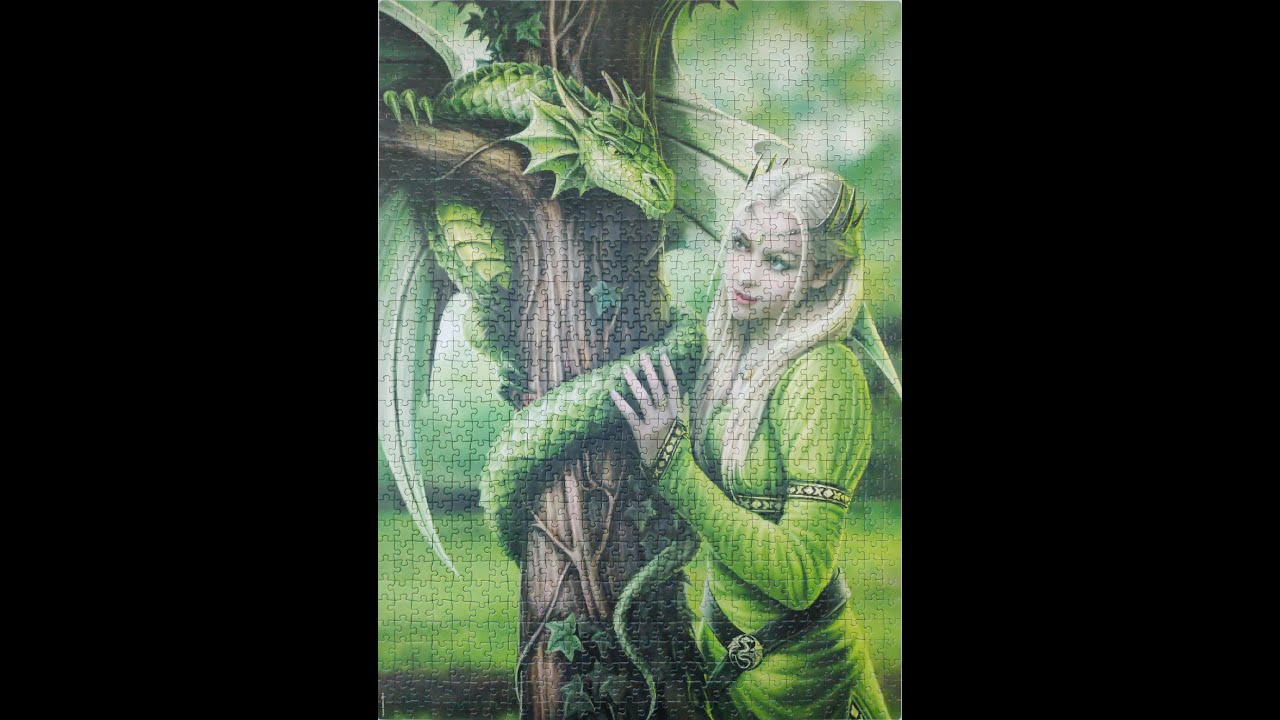 Puzzle timelapse Anne Stokes Collection - Kindred Spirits