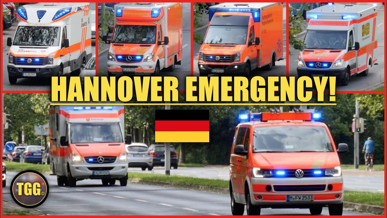 [Hannover] Emergency Ambulance Collection! Various Agencies Responding!