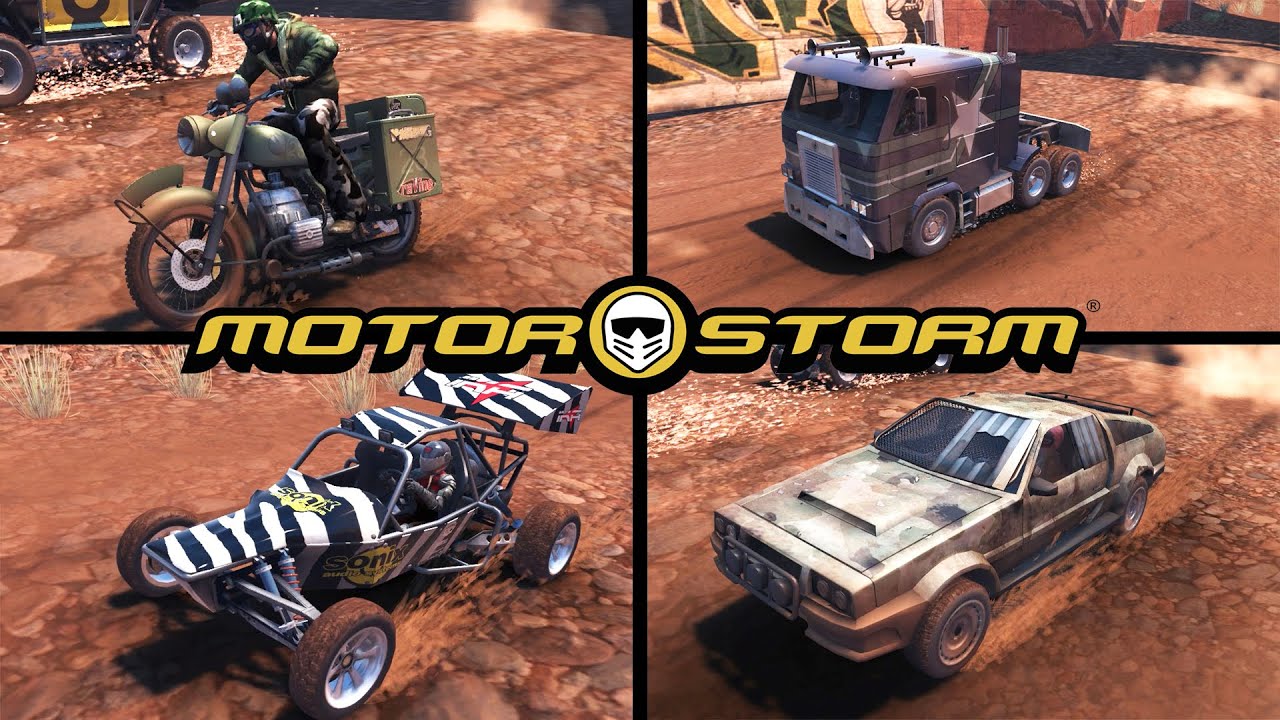 MotorStorm [PS3] ALL Vehicle Gameplay