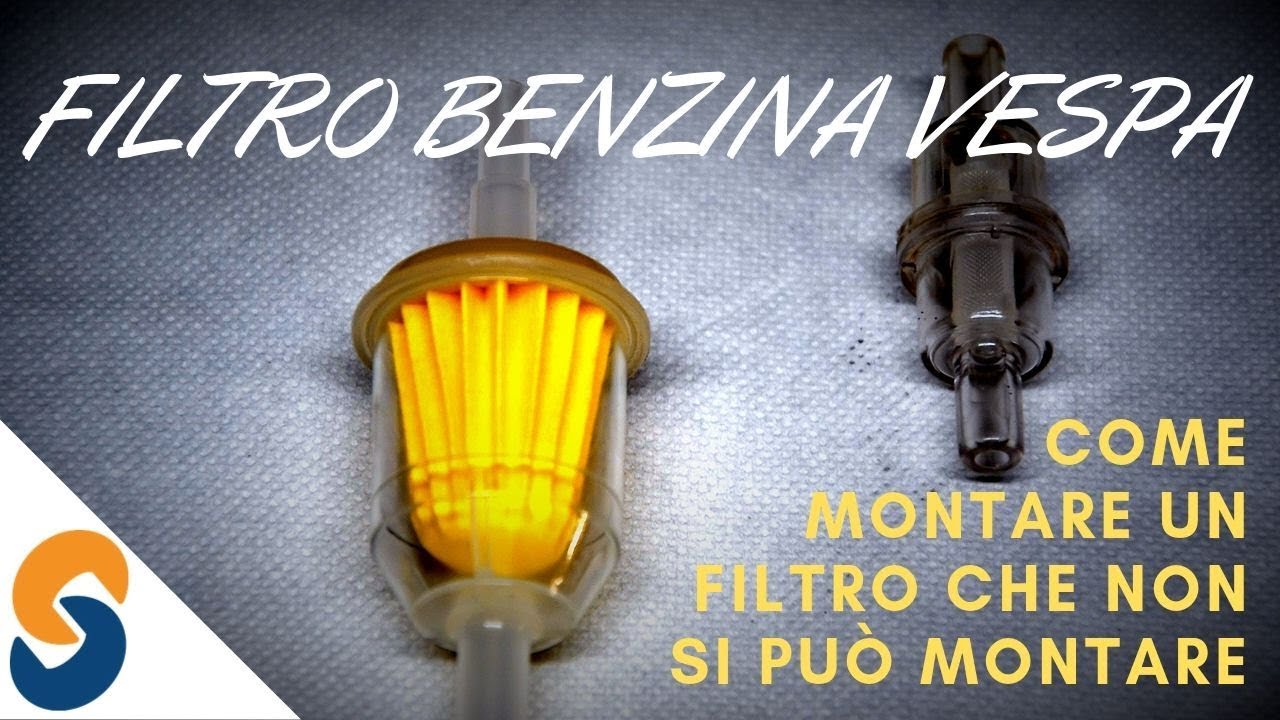 filtro benzina vespa, come montare un filtro che non si può montare