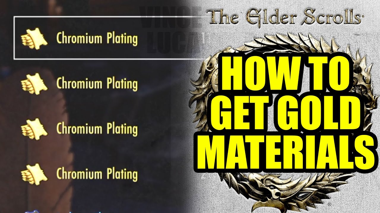 How to get Gold Yellow Materials in Elder Scrolls Online | Crafting Jewelry in ESO