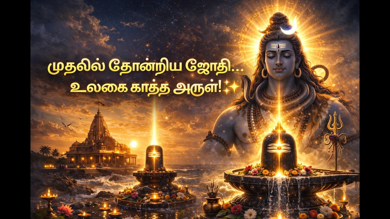 பன்னிரண்டு ஜோதிர்லிங்கங்களில் முதல்வன் 🔱 | சோமநாதர் மகிமை | Powerful Shiva Song 2026