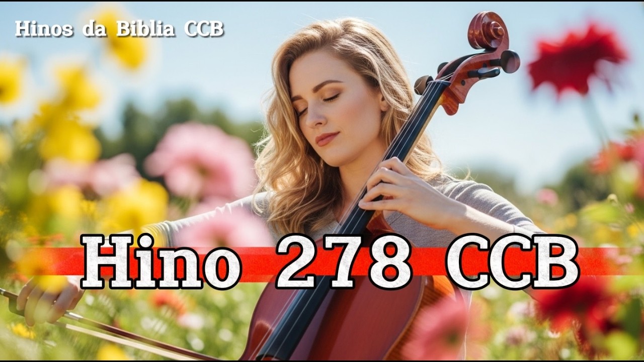 🕊Hino 278 CCB Eramos Mortos em Obras Más l Hinos da Bíblia CCB