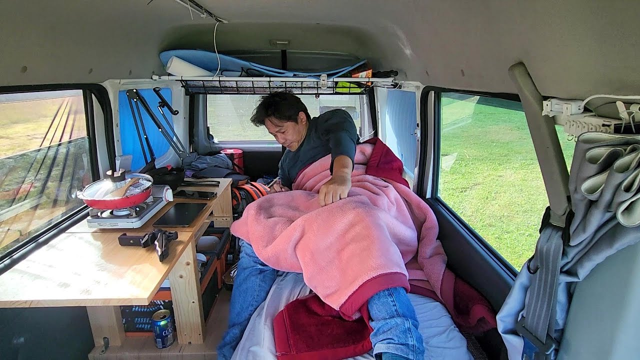 【Part8】北海道は涼しくない！30℃越えの日本最北端のRVパークで灼熱の車中泊【北海道車中泊旅】