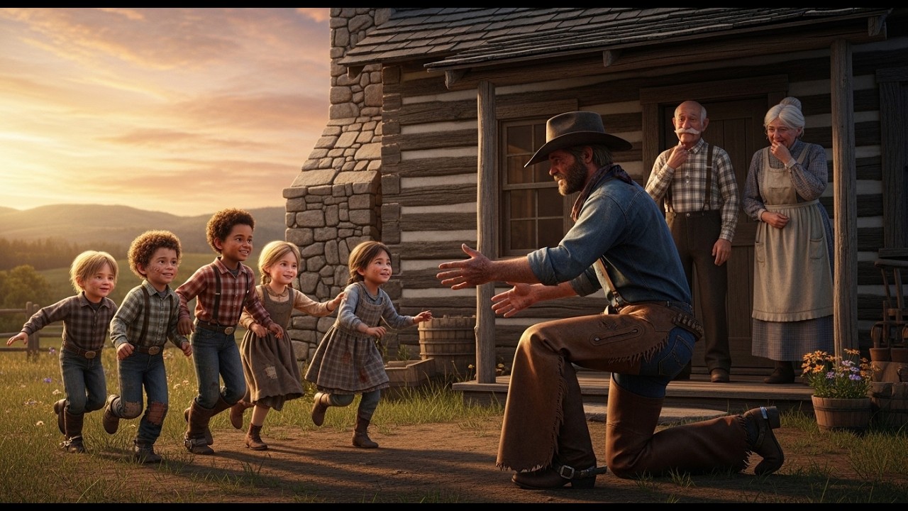 Millionaire Cowboy Discovers Old Couple’s Cabin is an Orphanage | Emotional Western Story