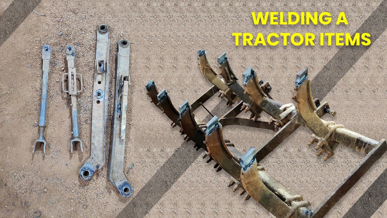 Welding A Tractor Cultivator and its parts | Mr Mecho