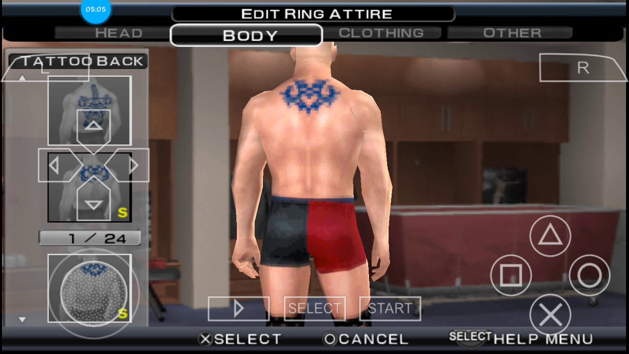 How to create Brock Lesnar in wwe smackdown vs raw 2011 ppsspp