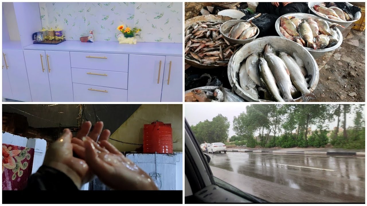 روتين ممتع مليان مطر🌧️🪴تسوق🛒🛍️طبخ🐟يوم كامل يم اهلي♥️ردي على كم سؤال منكم👍