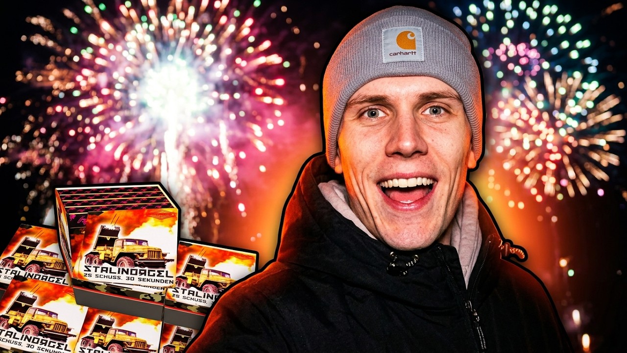 MEGA 0:00 UHR FEUERWERK 2025/2026!! Der Moment wenn die Zeit auf 2026 umschlägt🔥