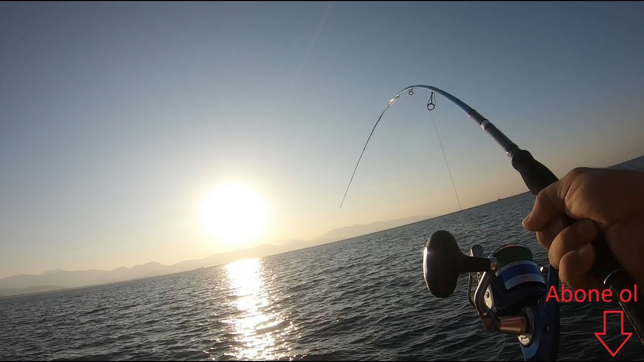 Shore jig takımı ile yazılı orkinos avı