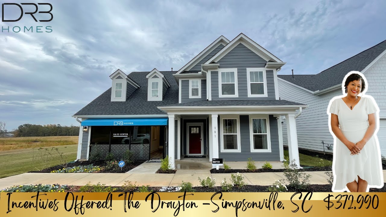 New Homes in Simpsonville, SC | Mulberry Estates | DRB Homes| Craftsman Style